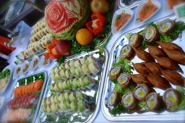 Buffet am Kundentag auf dem EUREF-Campus